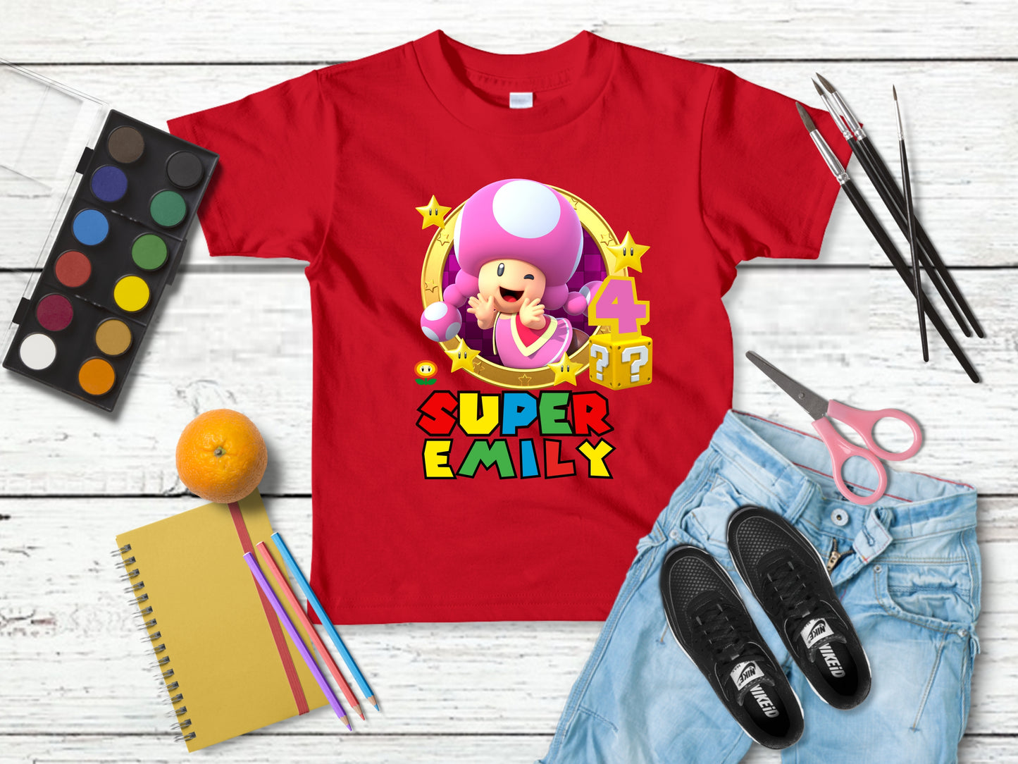 Super Mario Birthday Shirt