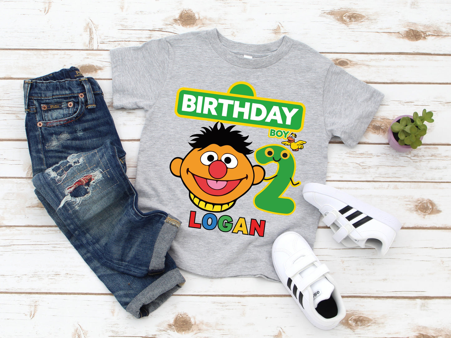 Sesame Street Birthday Family Custom Shirt