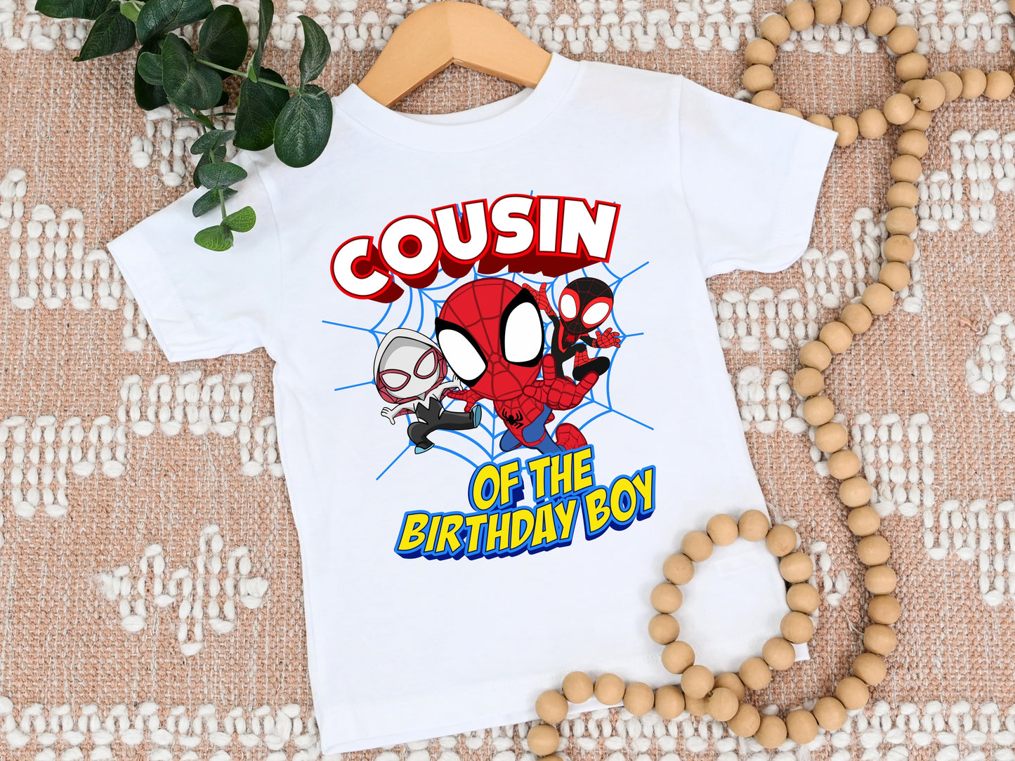 Spidey and Friends Birthday Shirt, Custom Family Matching Outfit