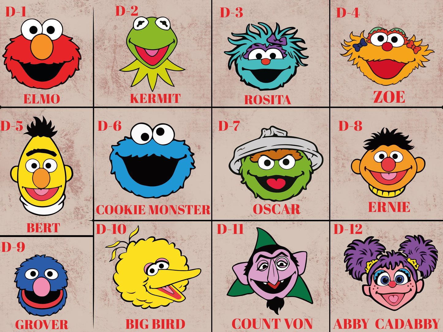 Sesame Street Birthday Family Custom Shirt