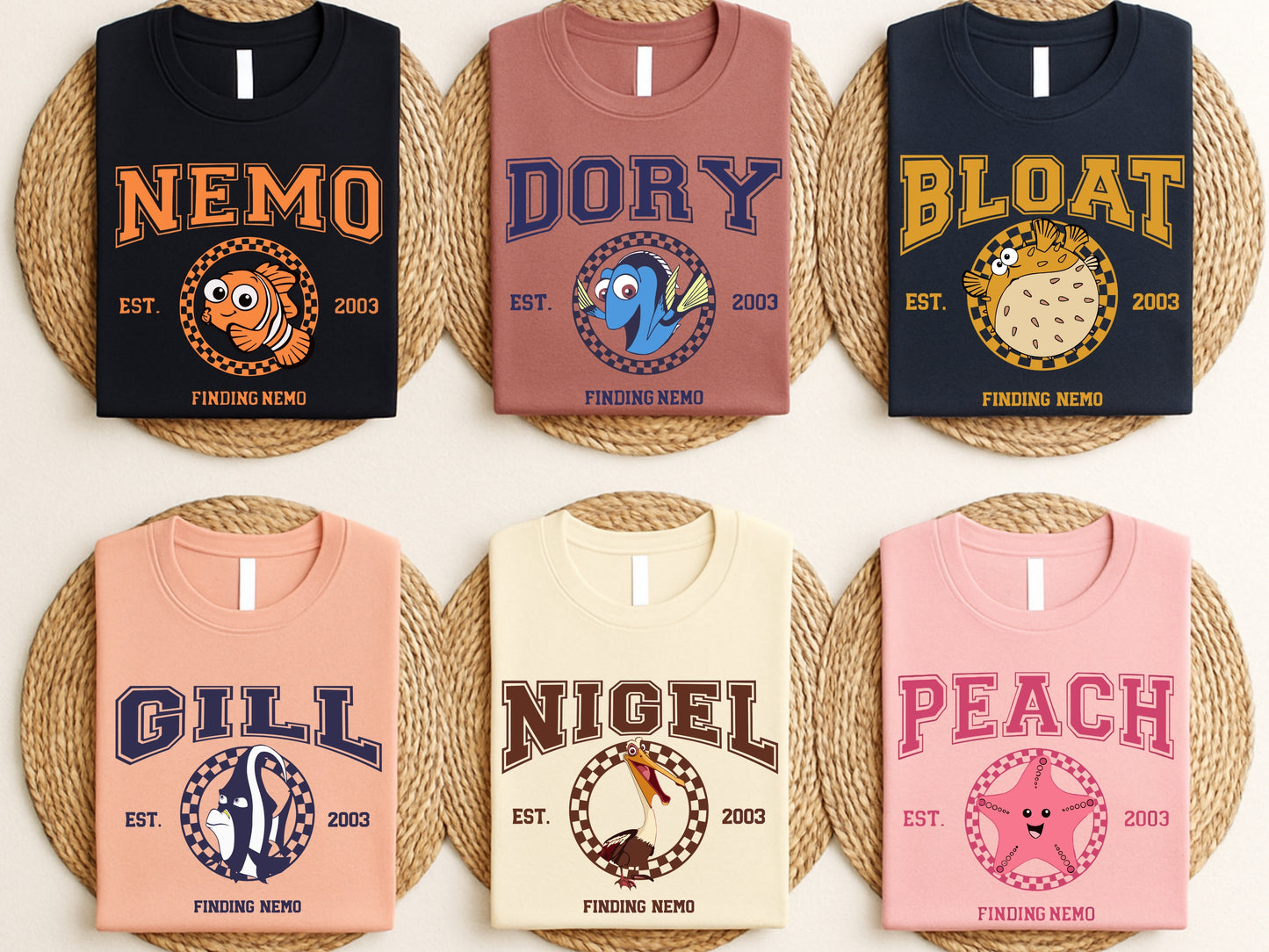 Disney Finding Nemo Character Shirt