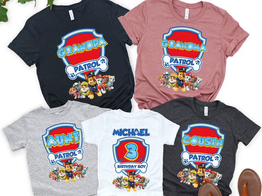 Paw Patrol Birthday Shirt