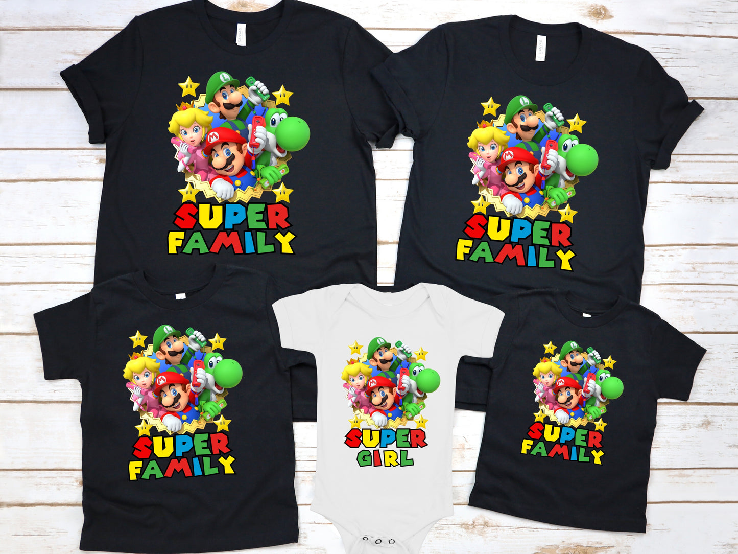 Super Mario Birthday Shirt