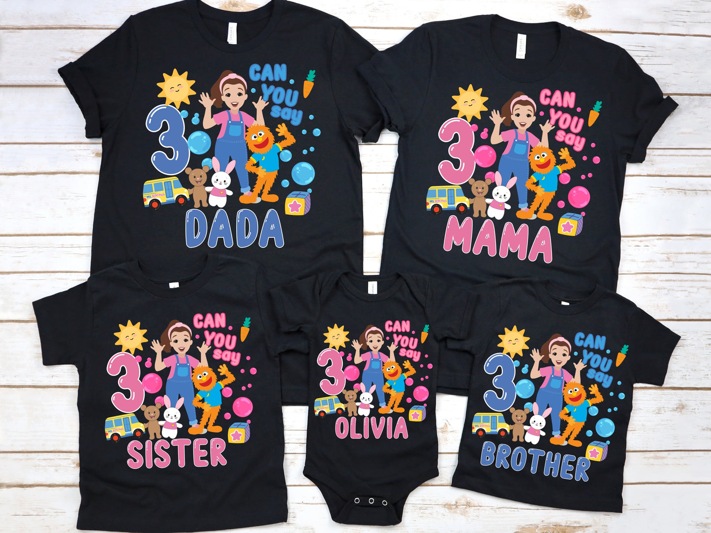 Can You Say Custom Family Matching Birthday Shirt