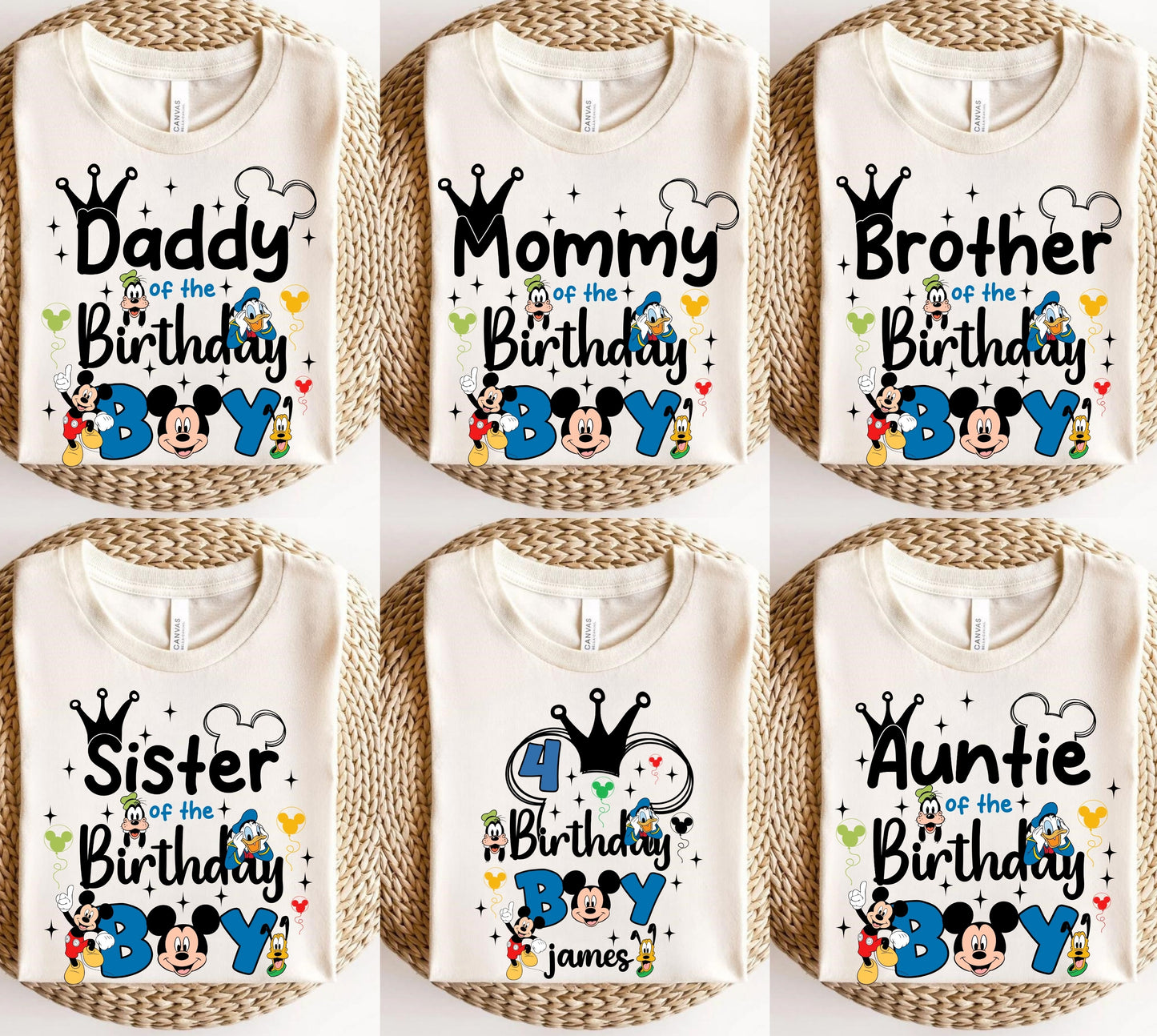 Disney Birthday Boy Shirt, Family Matching Shirt