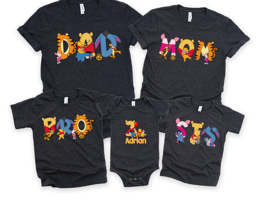 Winnie The Pooh Family Trip Shirt