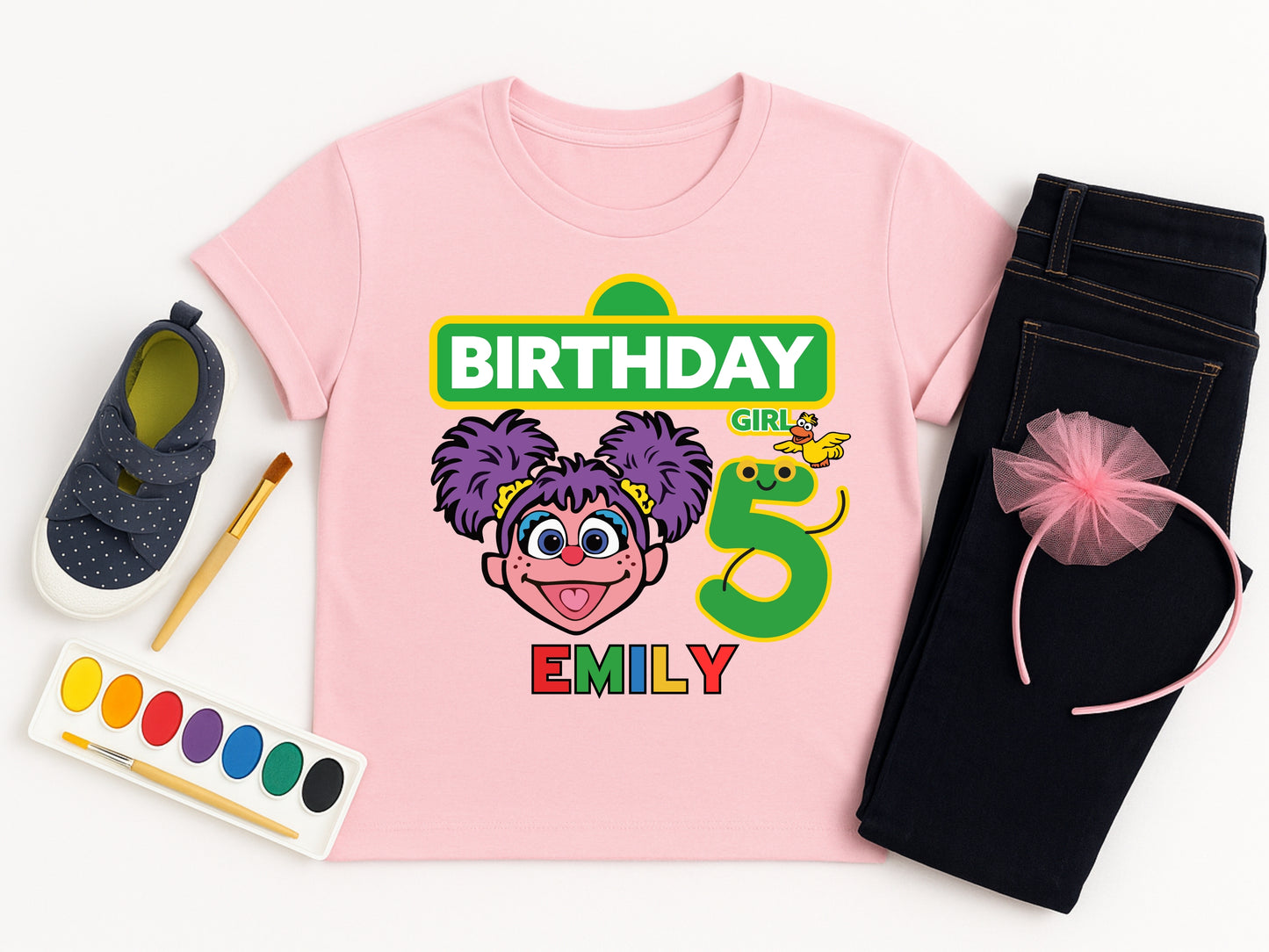 Sesame Street Birthday Family Custom Shirt