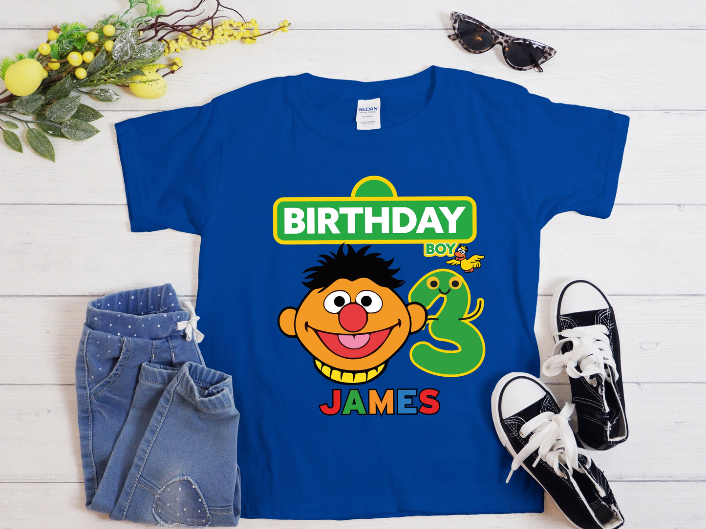 Sesame Street Birthday Family Custom Shirt