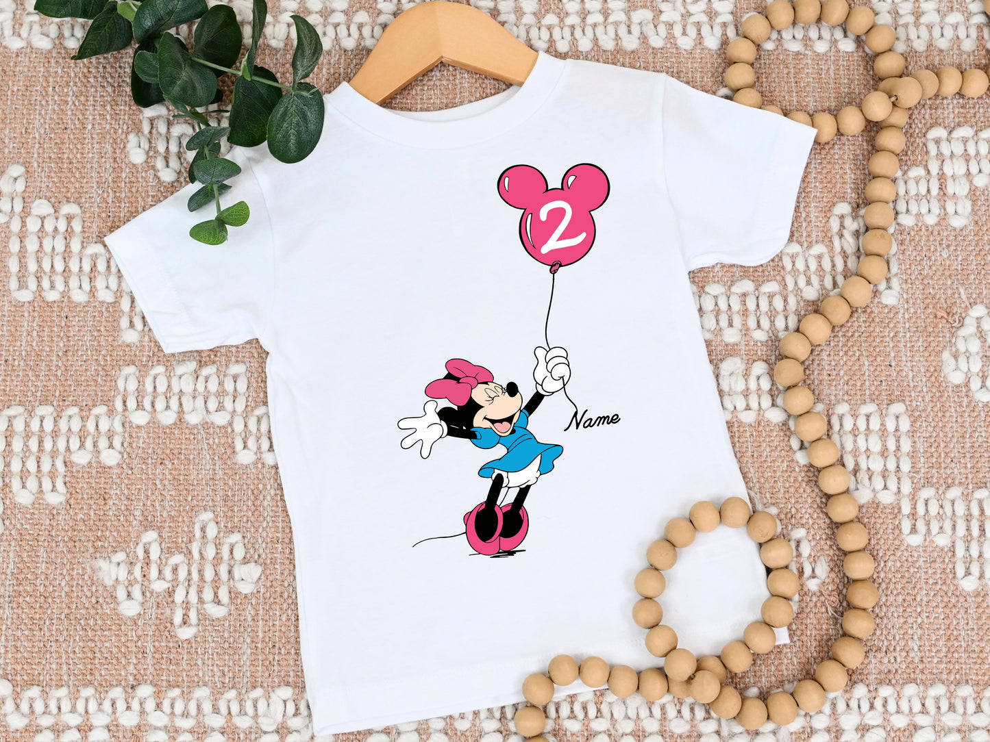 Custom Disney Birthday Shirt, Mickey Balloon, Personalized Gift