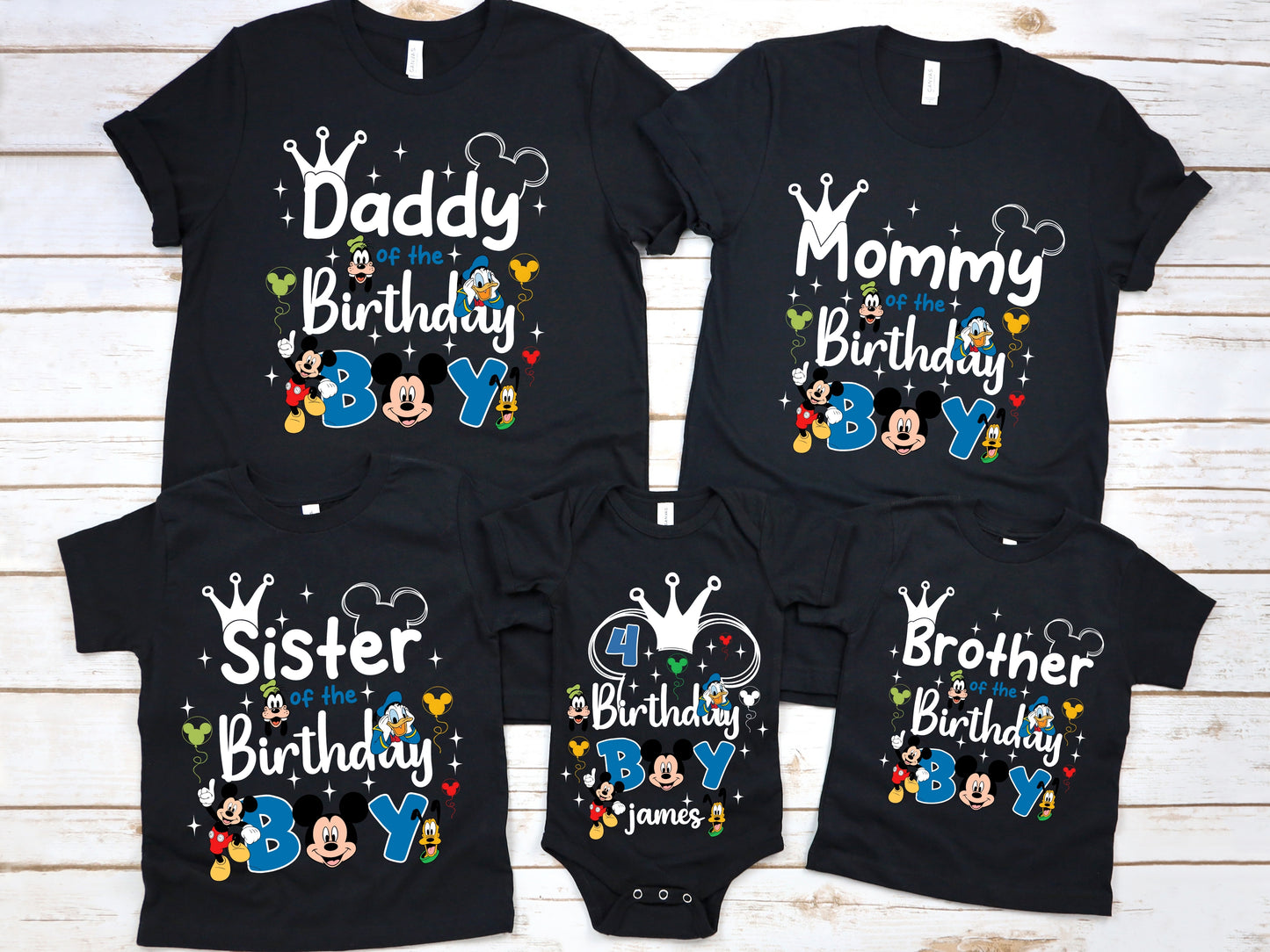 Disney Birthday Boy Shirt, Family Matching Shirt