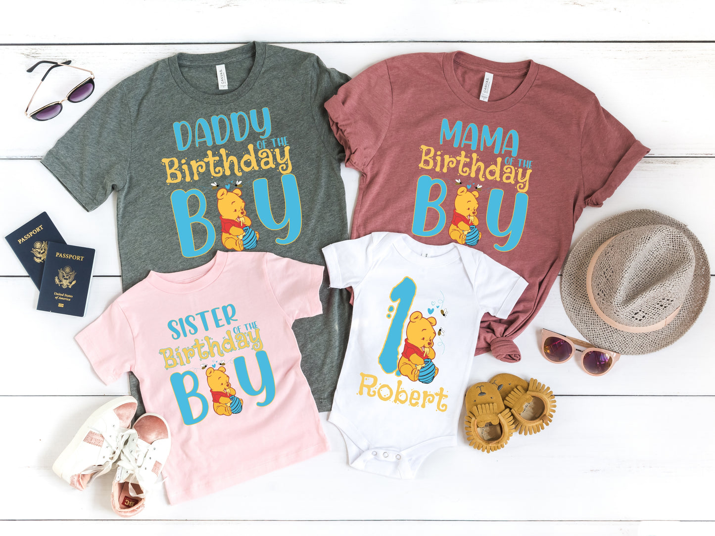 Winnie The Pooh Family Shirt