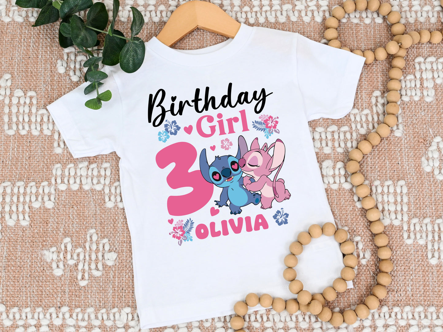 Stitch Birthday Girl Shirt, Family Trip Keepsake Tee